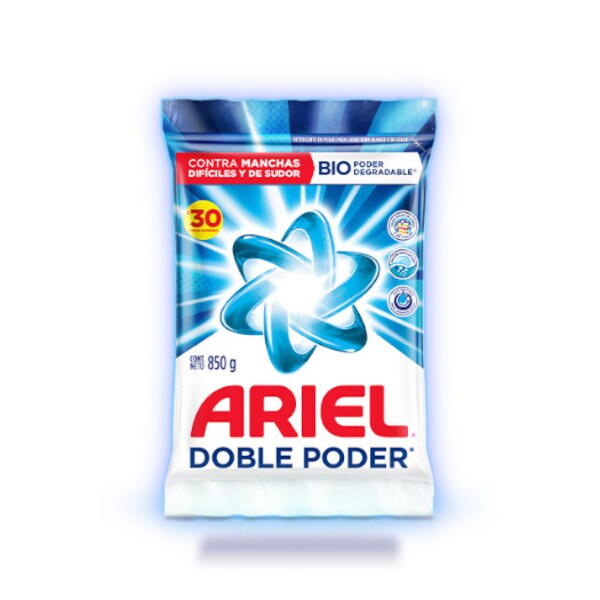 Ariel Regular Detergent 850g Detergente en Polvo doble poder